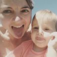 Nathalie de "L'amour est dans le pré" et son fils - photo Instagram de juillet 2020