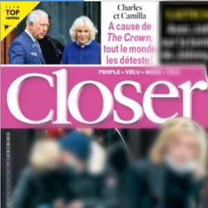 Couverture du magazine Closer du 11 décembre 2020.