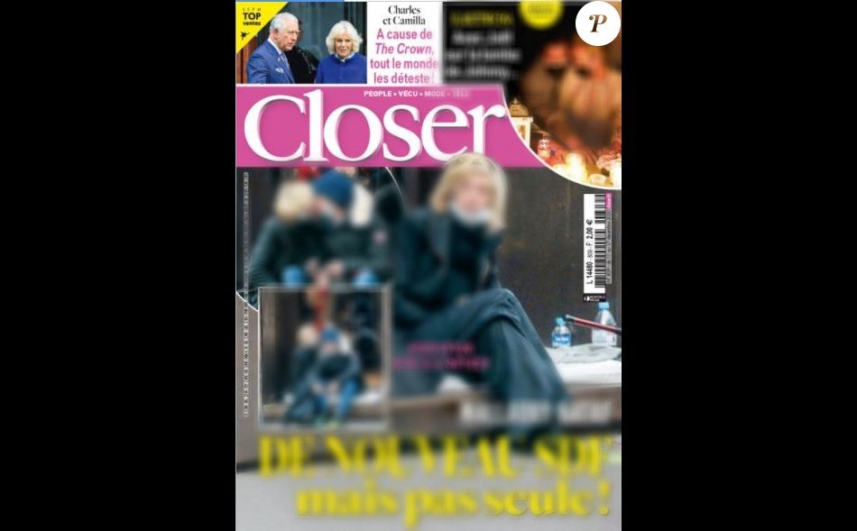 Couverture du magazine Closer du 11 décembre 2020.