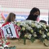 Les obsèques du joueur de football Paolo Rossi, au stade Menti de Vicence.