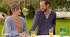 Florian et Lola en couple lors du bilan de "L'amour est dans le pré 2020" sur M6