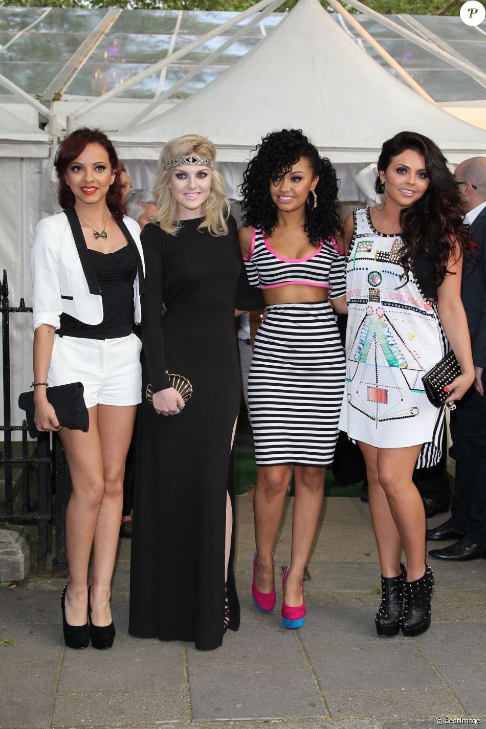 Jade Thirlwall, Perrie Edwards, Leigh-Anne Pinnock, Jesy Nelson - Soirée &quot;Glamour women of the year awards&quot; à Londres. Le 29 mai 2012.