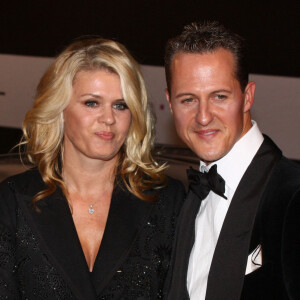 Michael Schumacher et sa femme Corinna lors de la soiree GQ a Berlin en Allemagne le 29 octobre 2013. 