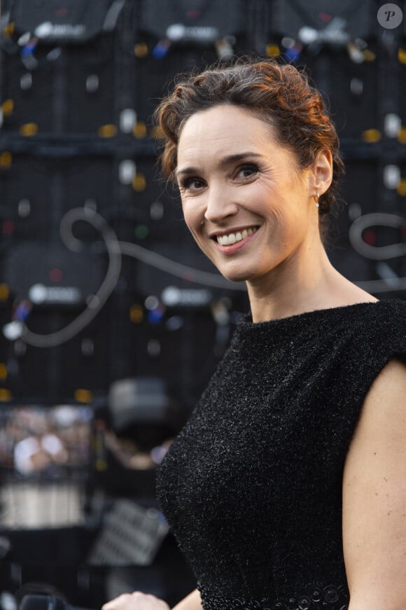 Exclusif - Marie-Sophie Lacarrau - Soirée spéciale " Notre Dame de Paris, Le Grand Concert " qui s'est déroulée dans la Cour des Invalides à Paris 7eme et diffusée sur France 2 samedi 20 Avril 2019. © Pierre Perusseau / Bestimage