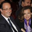  Valérie Trierweiler et François Hollande au théâtre Edouard VII à Paris 