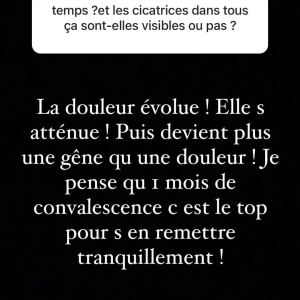 Nadège Lacroix répond aux questions de ses fans sur Instagram, le 16 décembre 2020