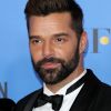 Ricky Martin lors de la press room de la 76ème cérémonie annuelle des Golden Globe Awards au Beverly Hilton Hotel à Los Angeles, Calfornie, Etats-Unis, le 6 janver 2019. 