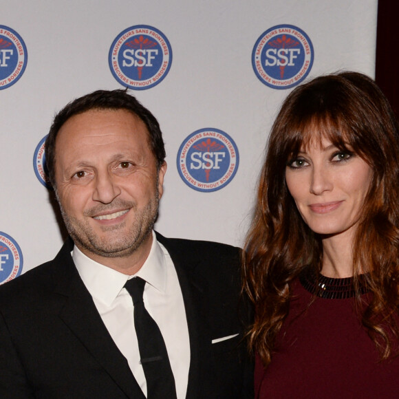 Arthur (Jacques Essebag) et sa compagne Mareva Galanter - Dîner de gala et vente aux enchère pour l'association "Sauveteurs sans frontières" ("Qui sauve une vie sauve l'humanité") à l'hôtel du collectionneur à Paris, France, le 13 février 2018. © Rachid Bellak/Bestimage