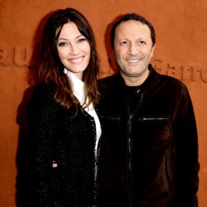 Mareva Galanter et son compagnon Arthur (Jacques Essebag) - People au village des internationaux de France de tennis à Roland Garros à Paris 5 juin 2016. © Dominique Jacovides / Bestimage