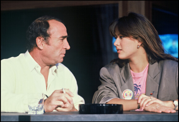 Claude Brasseur et Sophie Marceau en 1986.