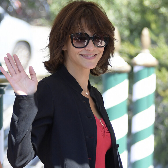 Sophie Marceau au 73ème festival du film de Venise le 8 septembre 2016.  Sophie Marceau is seen arriving at hotel Excelsior during 73rd Venice Film Festival on September 08, 2016 in Venice, Italy. 