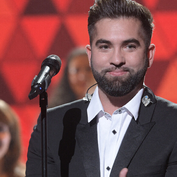 Exclusif - Kendji Girac - Enregistrement de l'émission "300 Choeurs chantent pour les Fêtes", qui sera diffusée le 24 décembre sur France 3, à Paris. Le 14 septembre 2020 © Tiziano Da Silva / Bestimage 