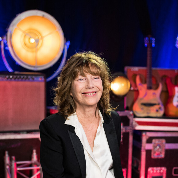 Exclusif - Jane Birkin - Backstage de l'enregistrement de l'émission "300 Choeurs chantent pour les Fêtes", qui sera diffusée le 24 décembre sur France 3, à Paris. Le 14 septembre 2020 © Tiziano Da Silva / Bestimage 