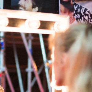 Exclusif -Arielle Dombasle - Backstage de l'enregistrement de l'émission "300 Choeurs chantent pour les Fêtes", qui sera diffusée le 24 décembre sur France 3, à Paris. Le 14 septembre 2020 © Tiziano Da Silva / Bestimage 