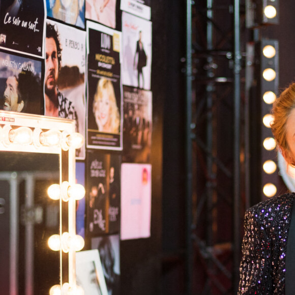 Exclusif -  Natasha St Pier - Backstage de l'enregistrement de l'émission "300 Choeurs chantent pour les Fêtes", qui sera diffusée le 24 décembre sur France 3, à Paris. Le 14 septembre 2020 © Tiziano Da Silva / Bestimage 