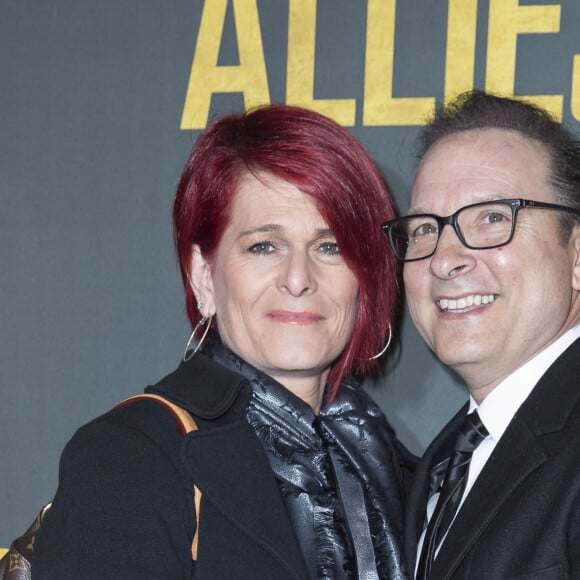 Jean-Marc Généreux et sa femme France Mousseau - Avant-première du film "Alliés" au cinéma UGC Normandie à Paris, le 20 novembre 2016. © Olivier Borde/Bestimage 