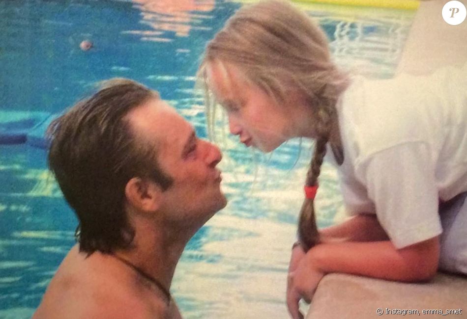 Emma Smet a publié une photo avec son papa David Hallyday le 21 juin 2020, à l'occasion de la fête des Pères.