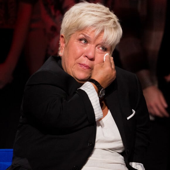 Exclusif - Mimie Mathy - Enregistrement de l'émission "La Boîte à secrets 4" à Paris, présentée par F.Bollaert, et diffusée le 10 avril sur France 3. Le 23 janvier 2020 © Tiziano Da Silva / Bestimage