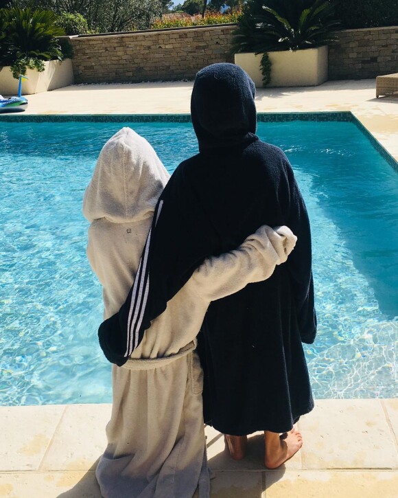 Les enfants de Franck Dubosc en vacances sur Instagram- été 2019.