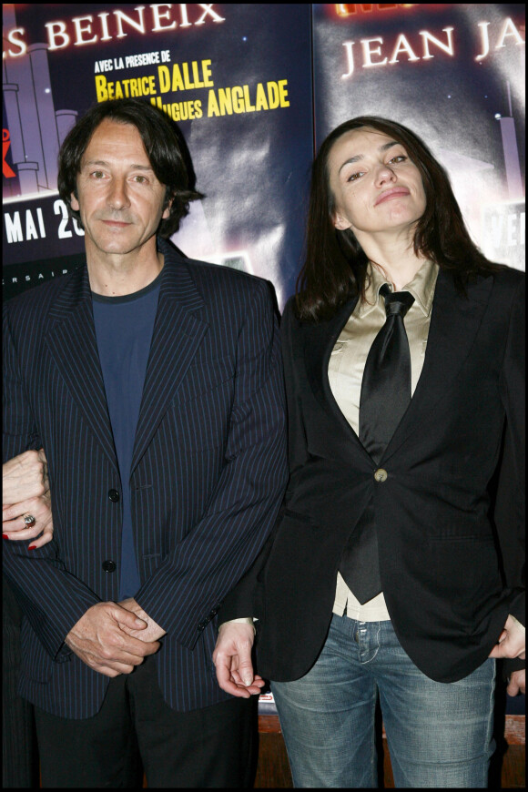 Jean-Hugues Anglade et Béatruce Dalle - Le film "37°2 le matin" fête ses 20 ans au Grand Rex, à Paris, le 12 mai 2006.