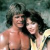 Marc Singer et Tanya Roberts en 1982 pour le film Dar l'Invincible en 1982 © Marlyse MPP / Cat's / Bestimage 