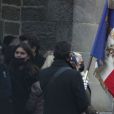 Candice Patou - Sorties aux obsèques de Robert Hossein en l'église Saint-Rémy dans la ville de Vittel. Le 6 janvier 2021 © Elyxandro Cegarra / Panoramic / Bestimage