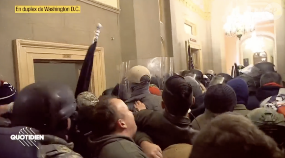 Le Capitole à Washington envahi par les partisans du président Donald Trump - Quotidien, TMC, 6 janvier 2021