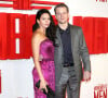 Matt Damon et sa femme Luciana Barroso - Première du film "Monuments Men" à Londres, le 12 février 2004. 