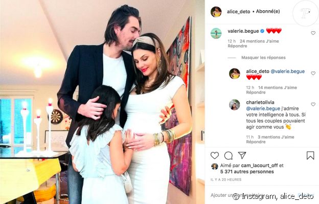 Camille Lacourt et Alice Deto officialisent l'arrivée de leur premier enfant sur Instagram, le 7 janvier 2021. Valérie Bègue, l'ex-femme du nageur et mère de sa fille a réagi.