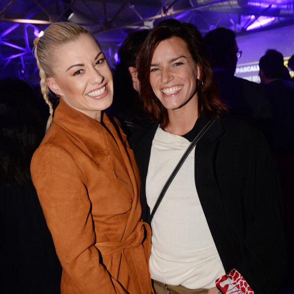 Katrina Patchett (danseuse de Danse avec les stars) et Fauve Hautot (membre du jury de Danse avec les stars) lors de soirée de lancement de Warner TV en France, à Paris, France, le 9 novembre 2017. © Rachid Bellak/Bestimage