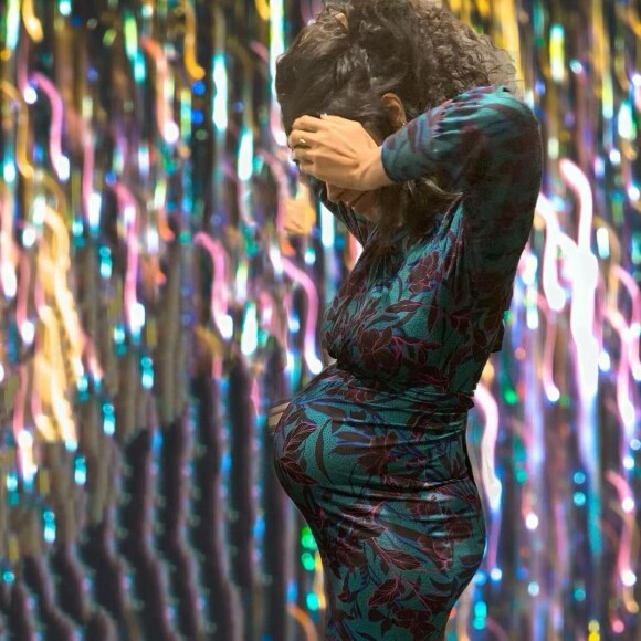 Shy'm enceinte sur Instagram, décembre 2020.