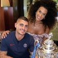 La belle Jessica Aidi, bookeuse des "Marseillais" de W9 à Dubaï, est fiancée au footballeur Marco Verratti.