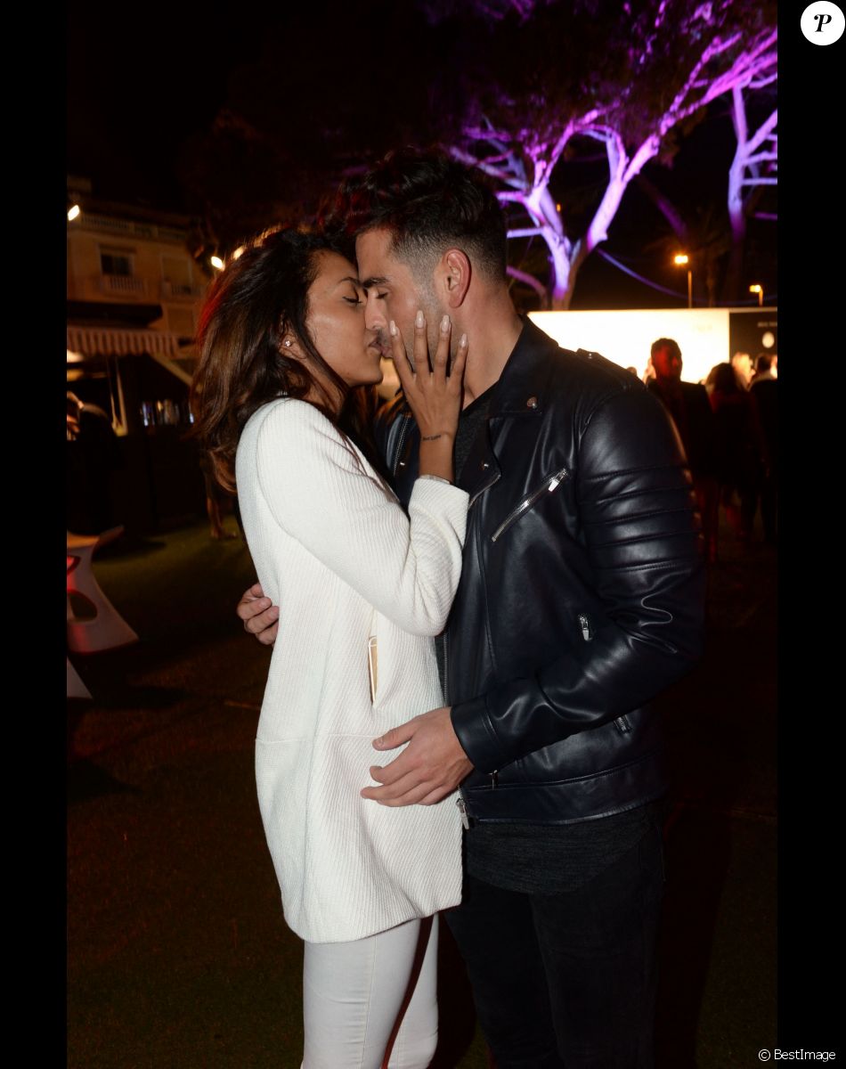 Ricardo et Nehuda (Les Anges 8) au nightclub le Gotha à Cannes pendant le 69 ème Festival International du Film de Cannes le 13 mai 2016
