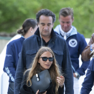 Olivier Sarkozy et sa femme Mary-Kate Olsen assistent au Global Champions Tour CSI2 Madrid 2019, Madrid, le 17 mai 2019. 