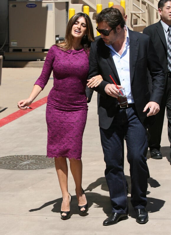 Penélope Cruz et son mari Javier Bardem - Penélope Cruz reçoit son étoile sur le Walk of Fame à Hollywood.