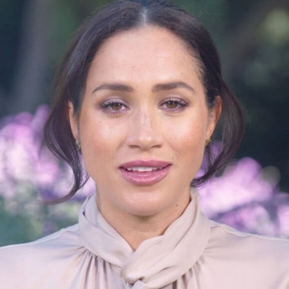 Meghan Markle, duchesse de Sussex, fait une apparition à la télévision américaine dans l'émission "CNN Heroes" le 13 decembre 2020.