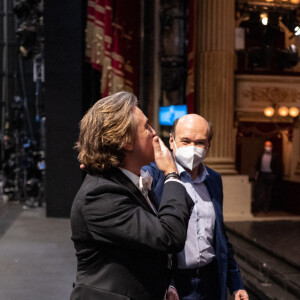 Roberto Alagna, Dominique Meyer - Backstage - La Scala de Milan ouvre sa saison le 7 décembre 2020 avec "A riveder le stelle".