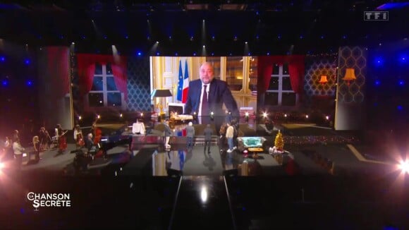 Gérard Darmon dans l'émission "La Chanson secrète", janvier 2021.