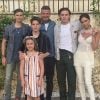 David, Victoria Beckham et leurs fils Brooklyn, Romeo et Cruz ont souhaité un joyeux anniversaire à Harper (8 ans).