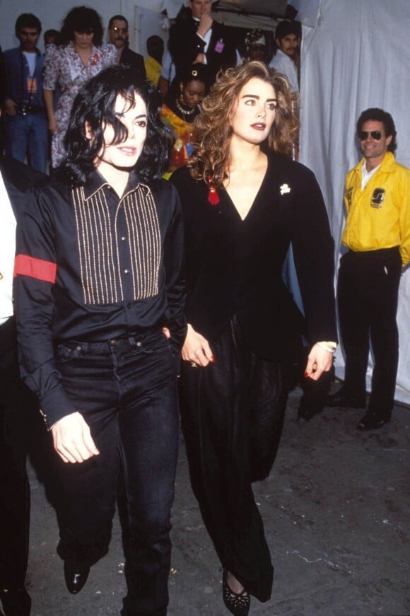 Michael Jackson et Brooke Shields à Los Angeles.
