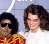 Michael Jackson et Brooke Shields à Los Angeles en 1984.