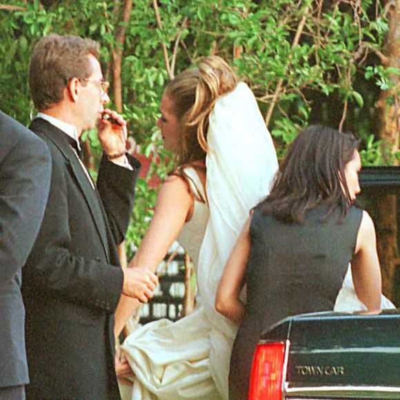 Brooke Shields lors de son mariage au tennisman Andre Agassi, le 20 avril 1997.
