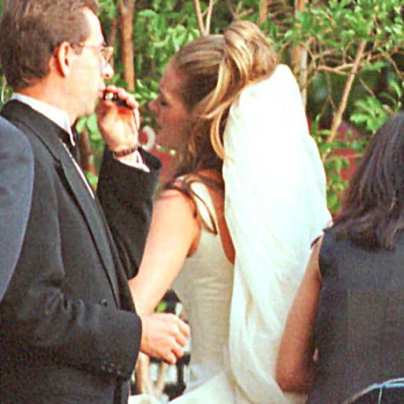 Brooke Shields lors de son mariage au tennisman Andre Agassi, le 20 avril 1997.