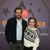 David Mora, Anne-Elisabeth Blateau - Photocall de la soirée d'ouverture du 22ème Festival International du Film de Comédie de l'Alpe d'Huez, le 15 janvier 2019. © Dominique Jacovides/Bestimage