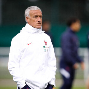 Didier Deschamps ( sélectionneur - entraineur - France ) - Entrainement de l'équipe de France de football au CNF à Clairefontaine le 6 octobre 2020. © Federico Pestellini / Panoramic / Bestimage