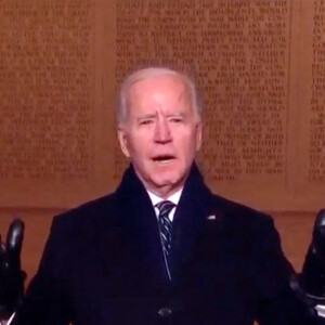 L'émission "Celebrating America", diffusée sur toutes les grandes chaînes américaines lors de la journée d'investiture du nouveau président Joe Biden. Photo by Biden Inaugural Committee via CNP/ABACAPRESS.COM