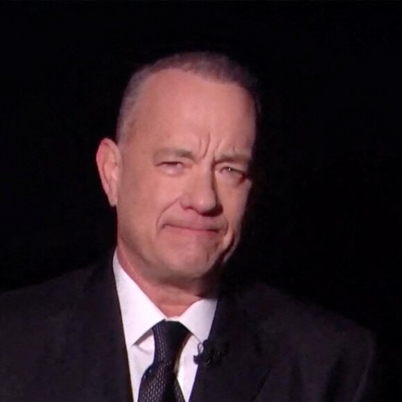 Tom Hanks dans l'émission "Celebrating America", diffusée sur toutes les grandes chaînes américaines lors de la journée d'investiture du nouveau président Joe Biden. Photo by Biden Inaugural Committee via CNP/ABACAPRESS.COM