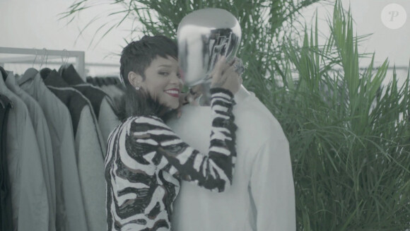 Rihanna et Asap Rocky dans le clip "Fashion Killa" en 2013.