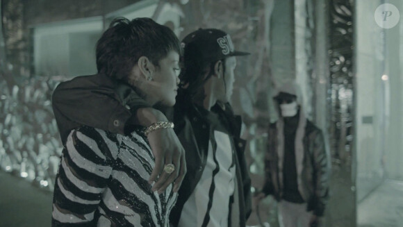 Rihanna et Asap Rocky dans le clip "Fashion Killa" en 2013.