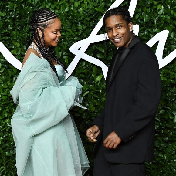 Rihanna, ASAP Rocky - Les célébrités assistent à la cérémonie "Fashion Awards" à Londres.